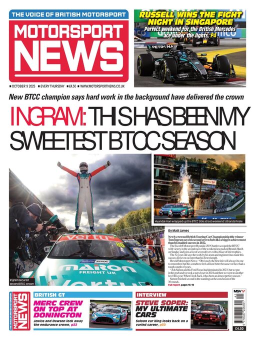 Title details for Motorsport News by Kelsey Publishing Ltd - Available